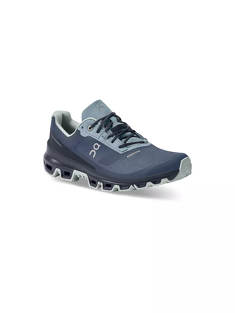 ON | Damen Traillaufschuhe Cloudventure Waterproof | blau