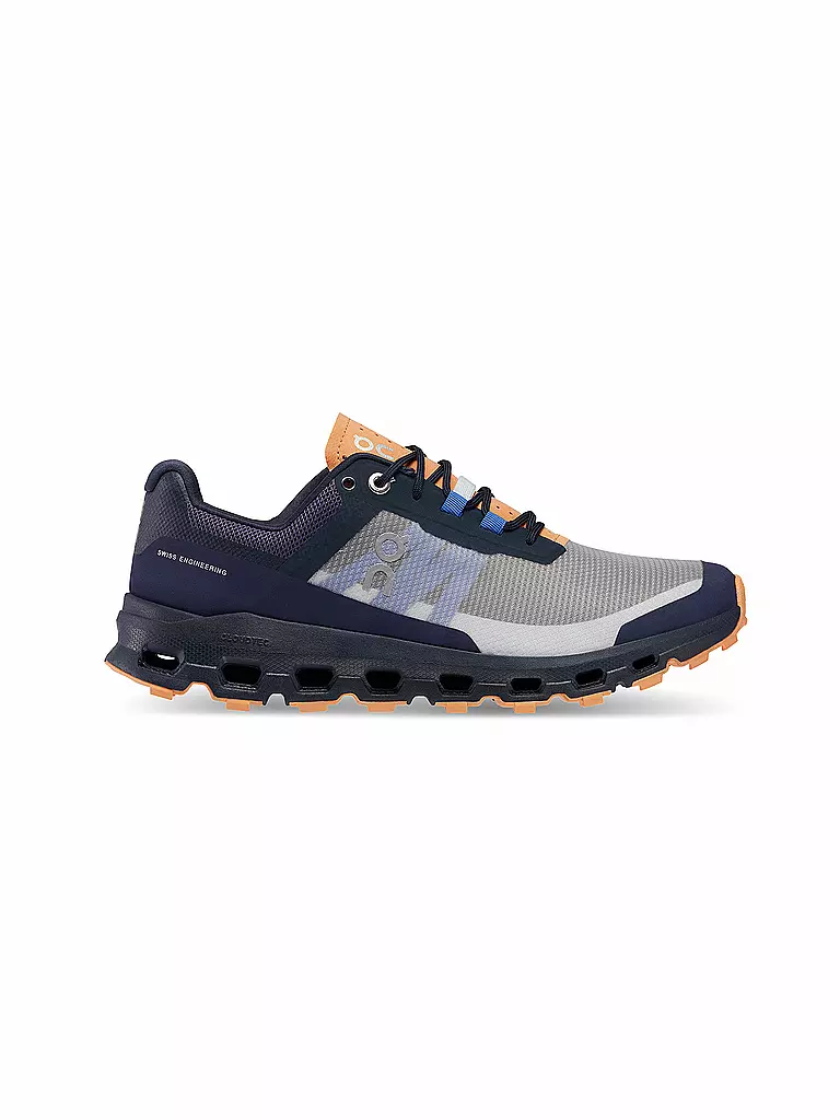 ON | Damen Traillaufschuhe Cloudvista MIDNIGHT COPPER | blau