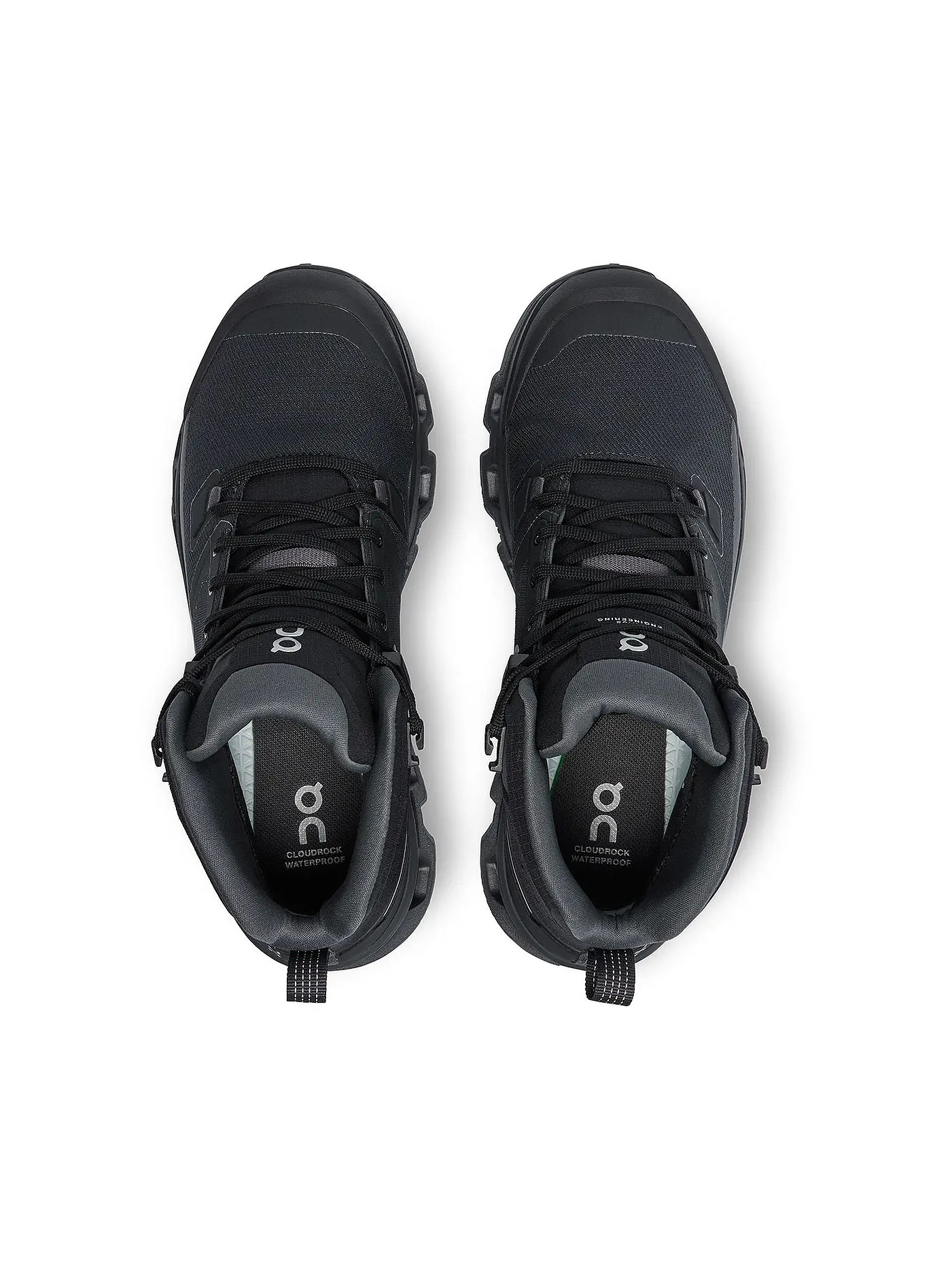 ON | Damen Wanderschuhe Cloudrock 2 Waterproof BLACK/ECLIPSE | schwarz