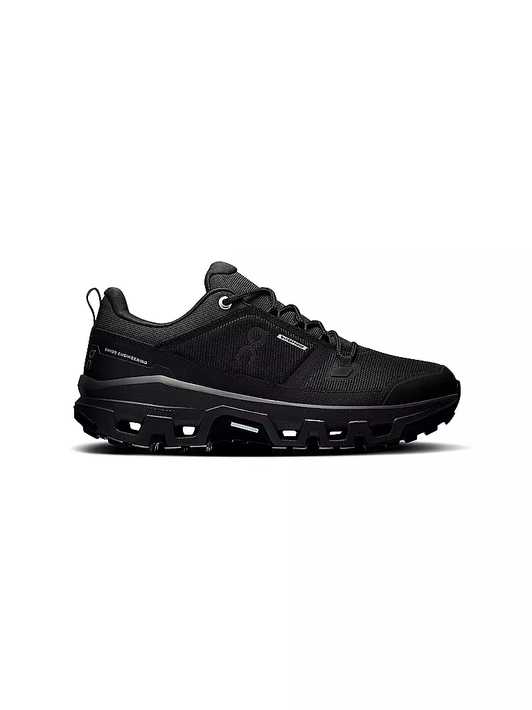 ON | Damen Wanderschuhe Cloudrock Low WP | schwarz