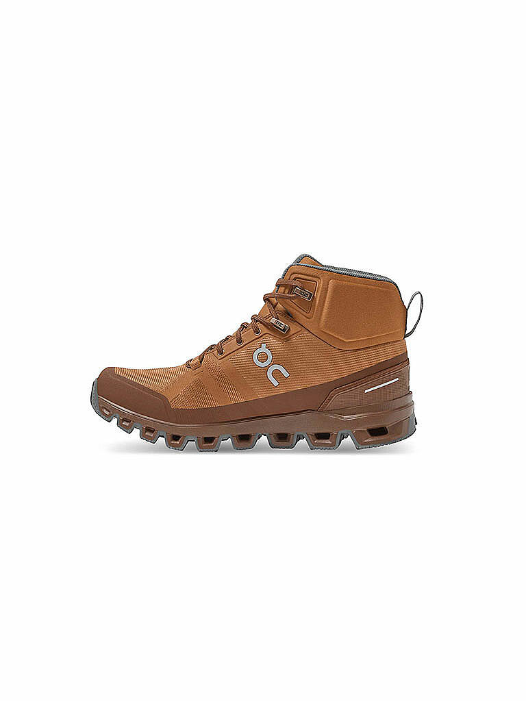 ON | Damen Wanderschuhe Cloudrock Waterproof Pecan / Rock | braun