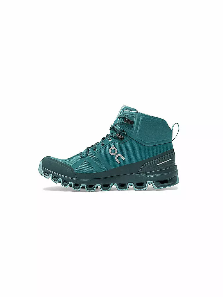 ON | Damen Wanderschuhe Cloudrock Waterproof Storm Wash | türkis