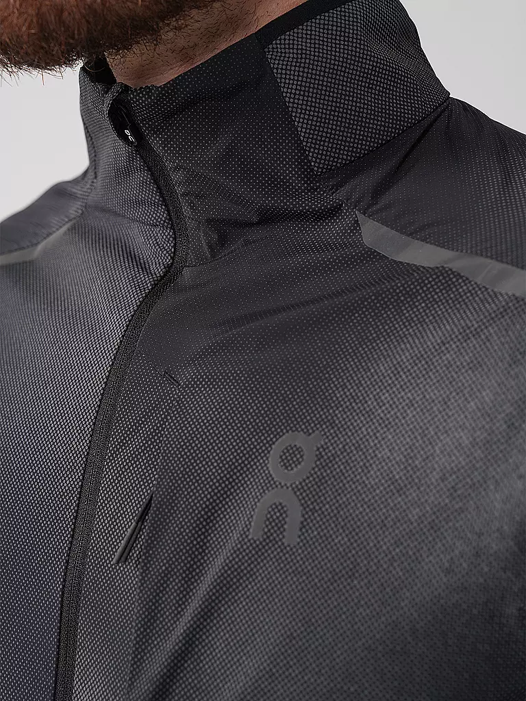 ON | Herre Laufjacke Weather Lumos | schwarz