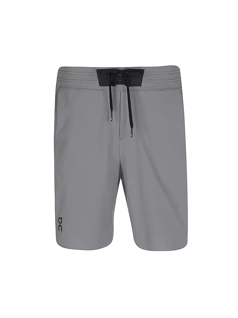 ON | Herren 2in1 Laufshort Hybrid | grau