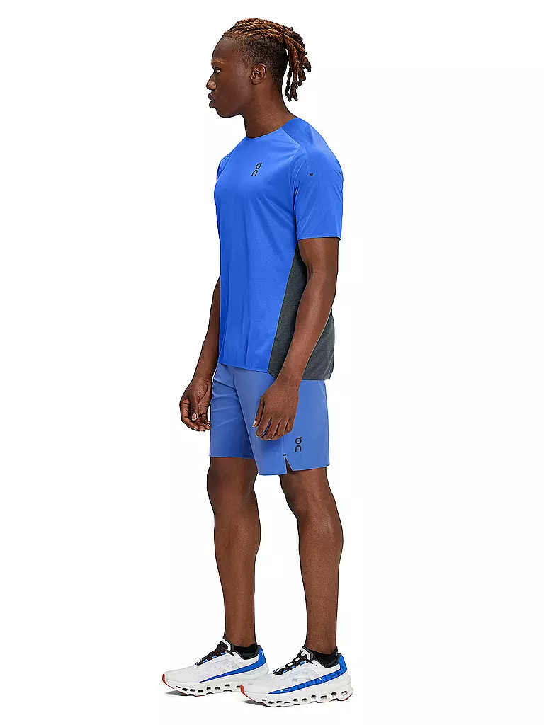 ON | Herren 2in1 Laufshort Hybrid | blau