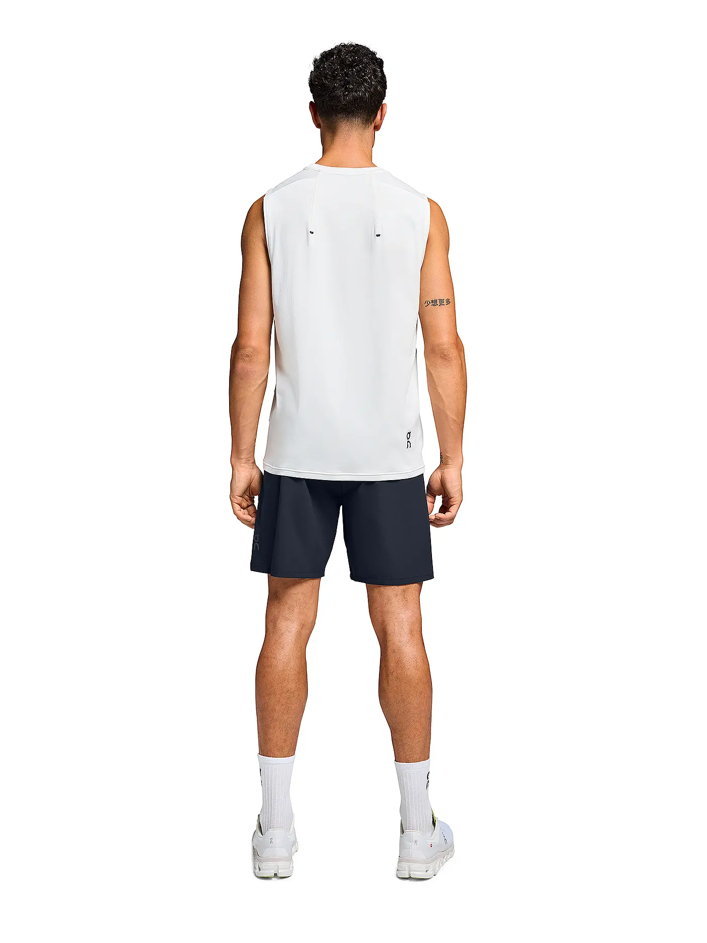 ON | Herren 2in1 Laufshort Performance Hybrid | dunkelblau