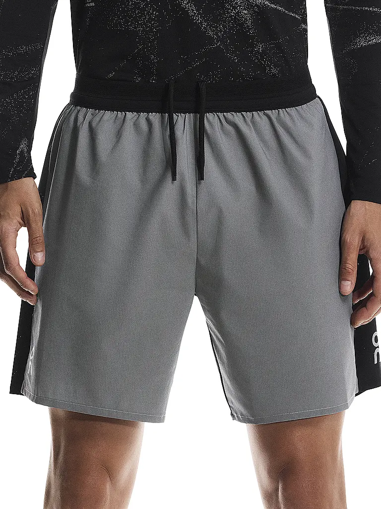 ON | Herren 2in1 Laufshort Performance Hybrid | schwarz