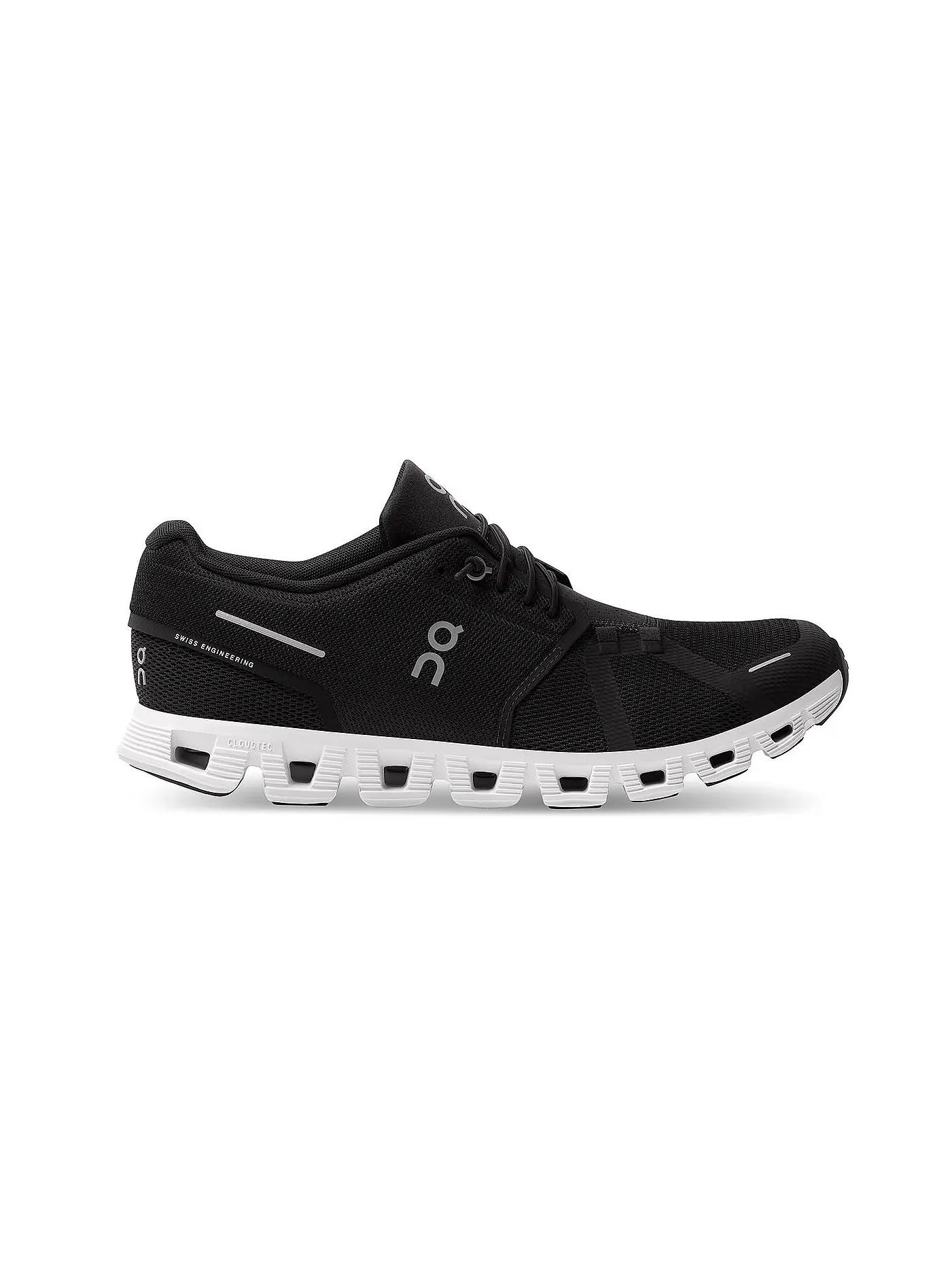 ON | Herren Freizeitschuhe Cloud 5 BLACK / WHITE | schwarz