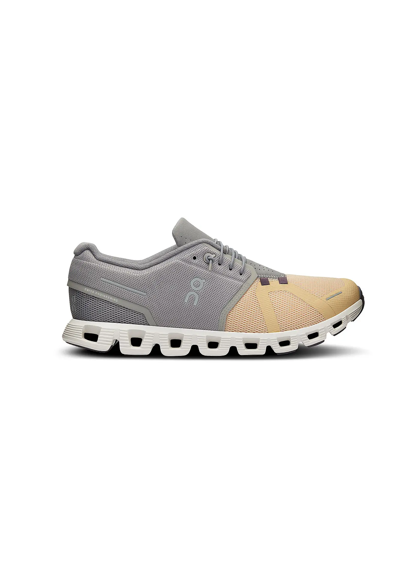 ON | Herren Freizeitschuhe Cloud 5 BLACK / WHITE | grau