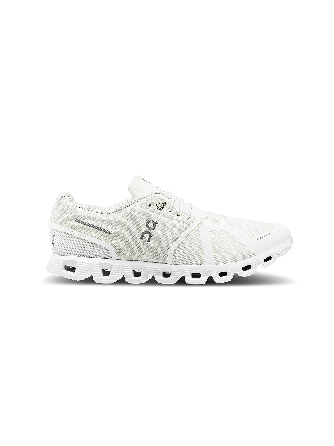 ON | Herren Freizeitschuhe Cloud 5 BLACK / WHITE | weiss