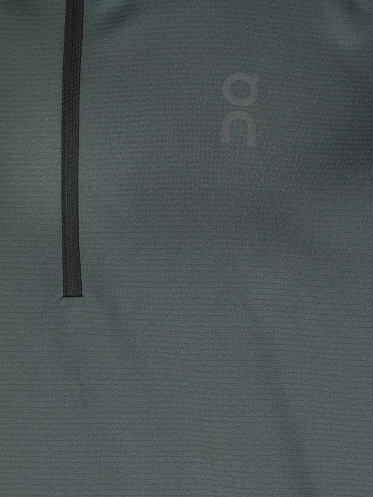 ON | Herren Funktions Zipshirt Climate | Dunkelgrün