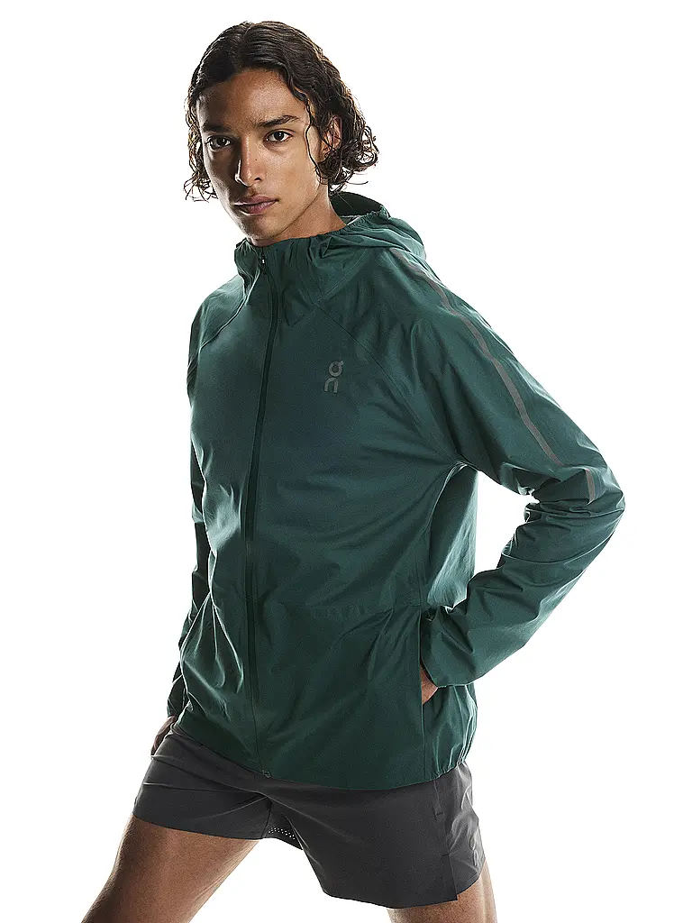 ON | Herren Laufjacke Performance Waterproof | blau