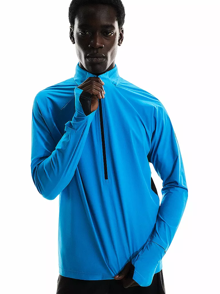 ON | Herren Laufjacke Trail Breaker | blau