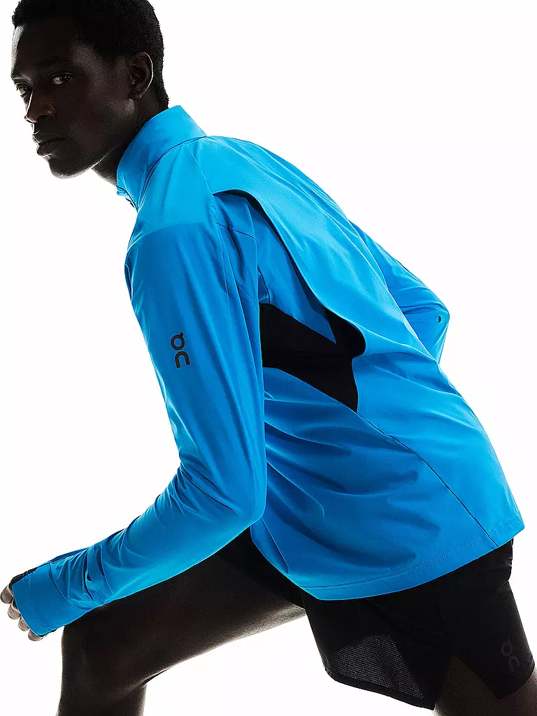 ON | Herren Laufjacke Trail Breaker | blau