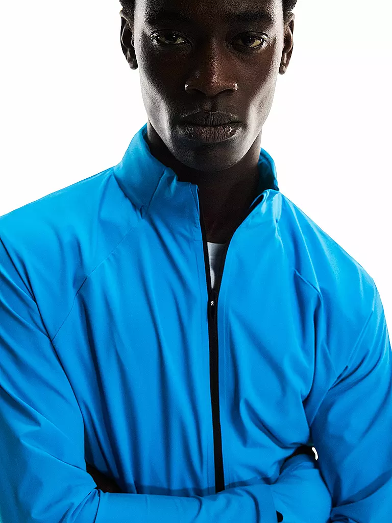 ON | Herren Laufjacke Trail Breaker | blau