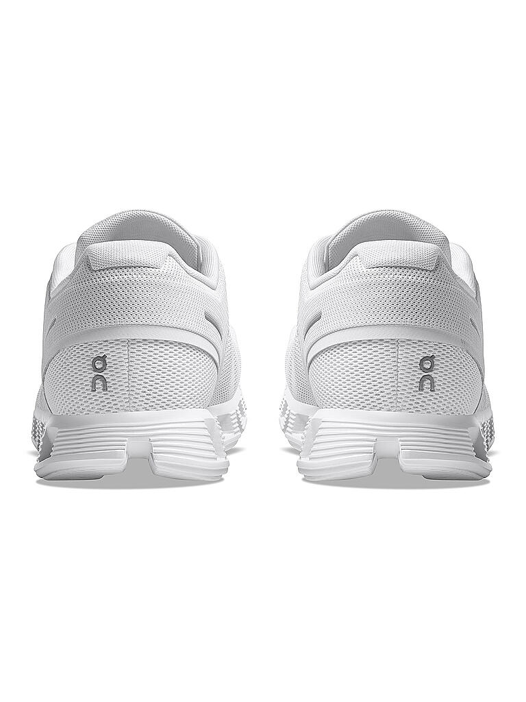 ON | Herren Laufschuhe Cloud 5 ALL WHITE | weiss