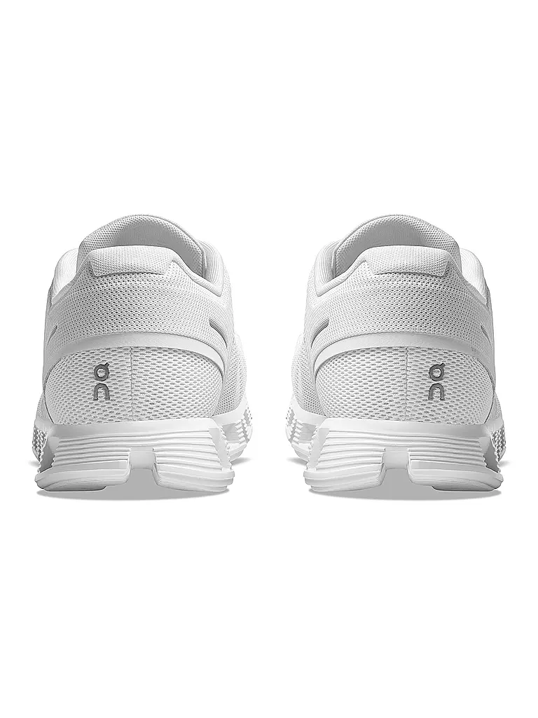 ON | Herren Laufschuhe Cloud 5 ALL WHITE | weiss