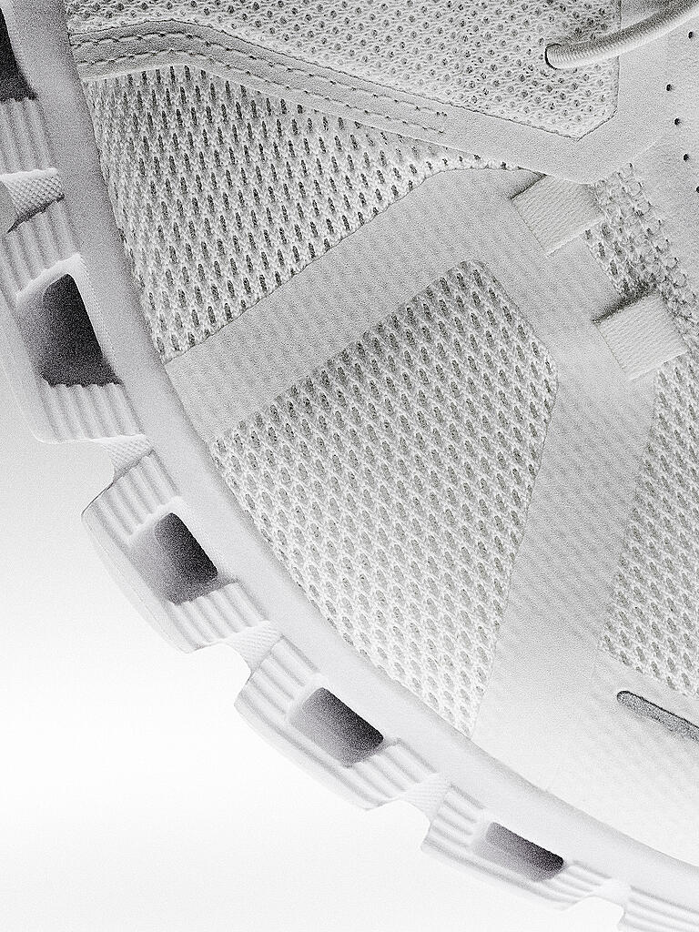 ON | Herren Laufschuhe Cloud 5 ALL WHITE | weiss