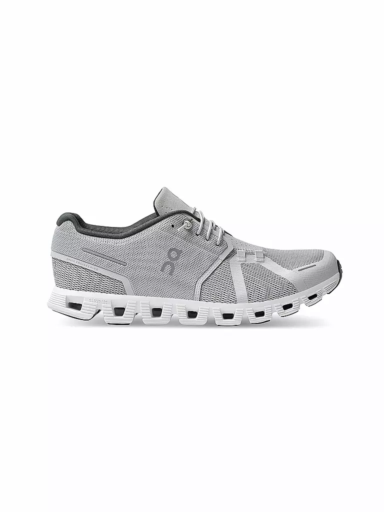 ON | Herren Laufschuhe Cloud 5 GLACIER / WHITE | grau