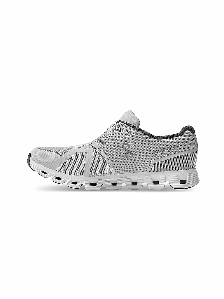 ON | Herren Laufschuhe Cloud 5 GLACIER / WHITE | grau