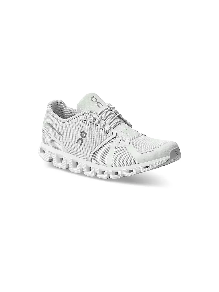 ON | Herren Laufschuhe Cloud 5 ICE WHITE | weiß