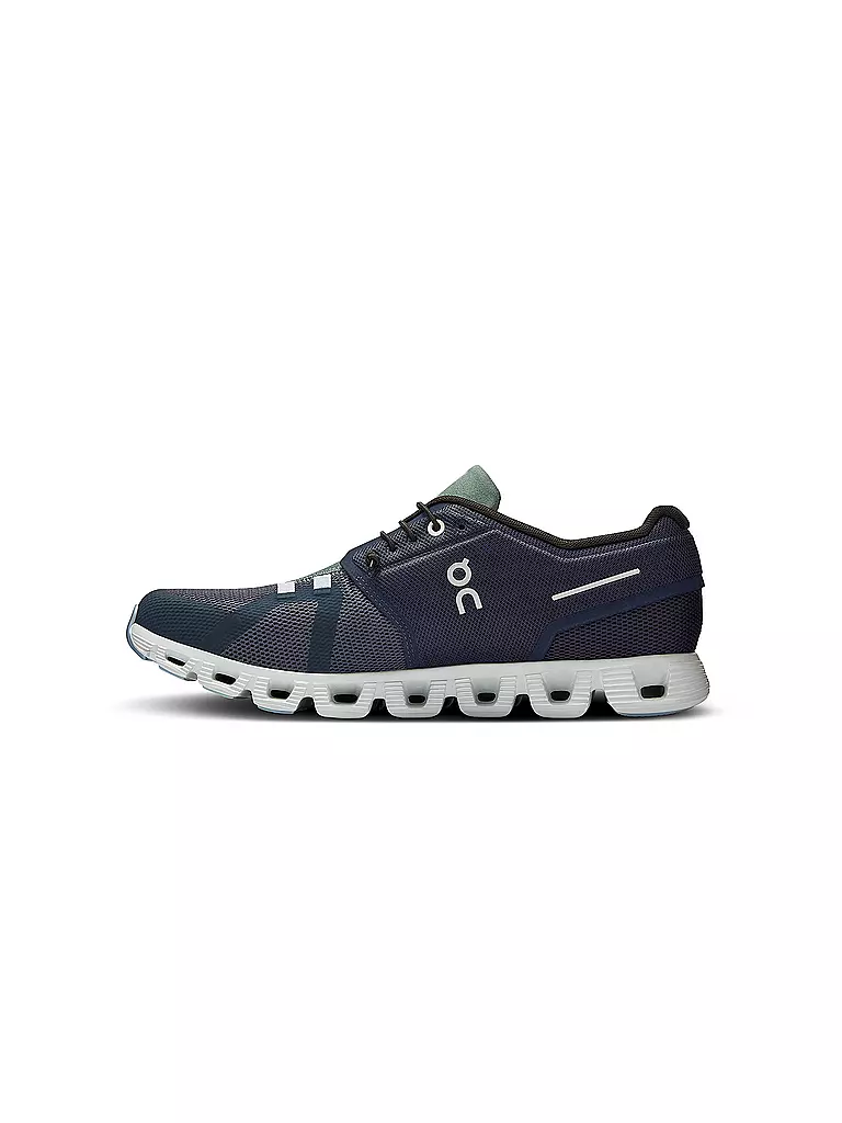 ON | Herren Laufschuhe Cloud 5 MIDNIGHT NAVY | grau