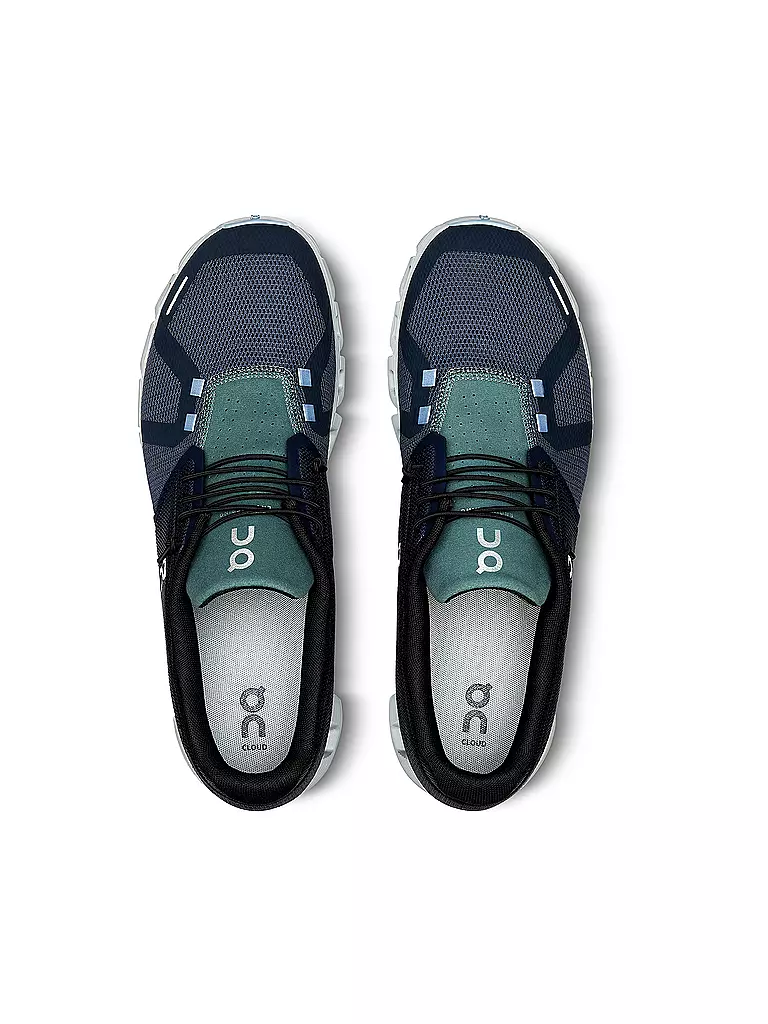 ON | Herren Laufschuhe Cloud 5 MIDNIGHT NAVY | grau