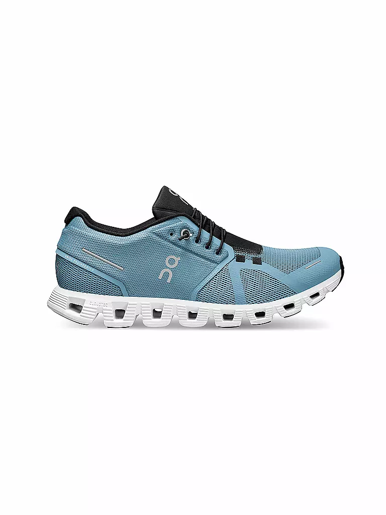 ON | Herren Laufschuhe Cloud 5 NIAGARA BLACK | blau