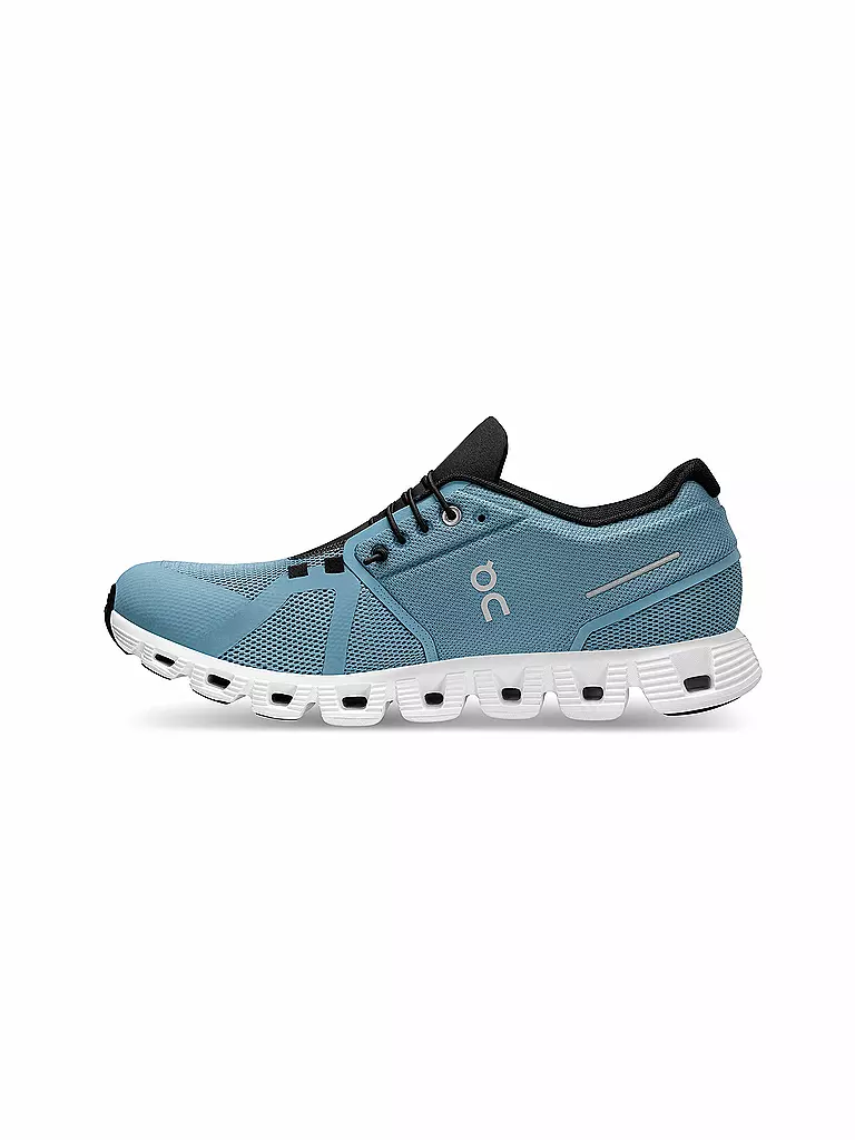 ON | Herren Laufschuhe Cloud 5 NIAGARA BLACK | blau