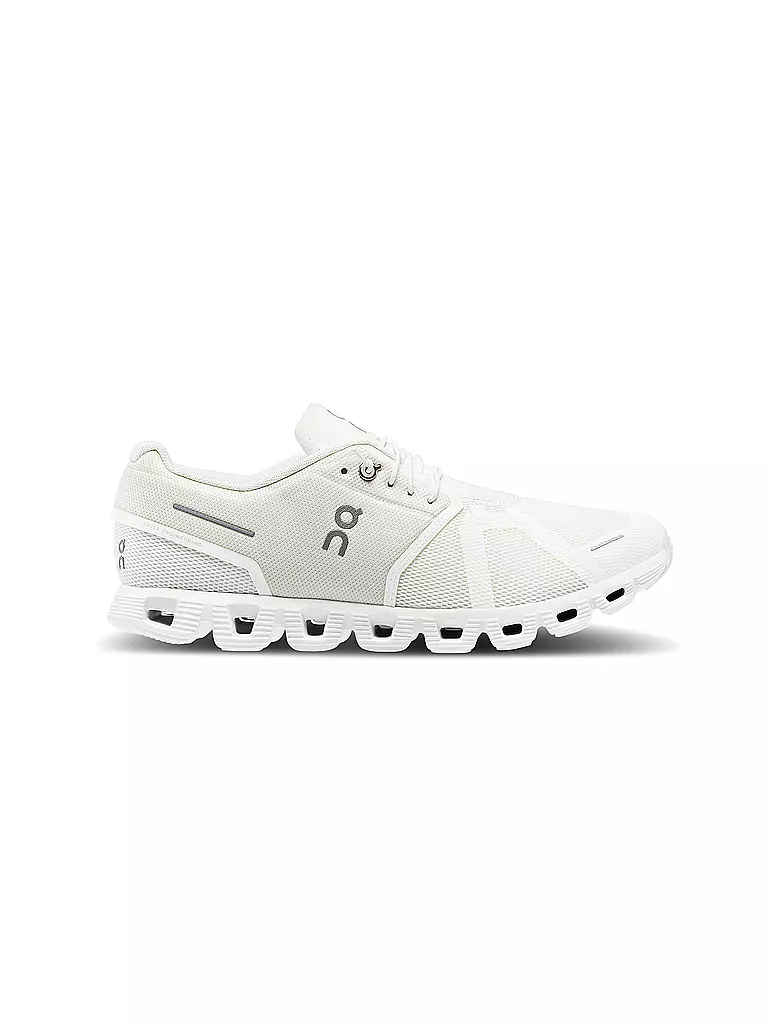 ON | Herren Laufschuhe Cloud 5 UNDYED WHITE | weiss