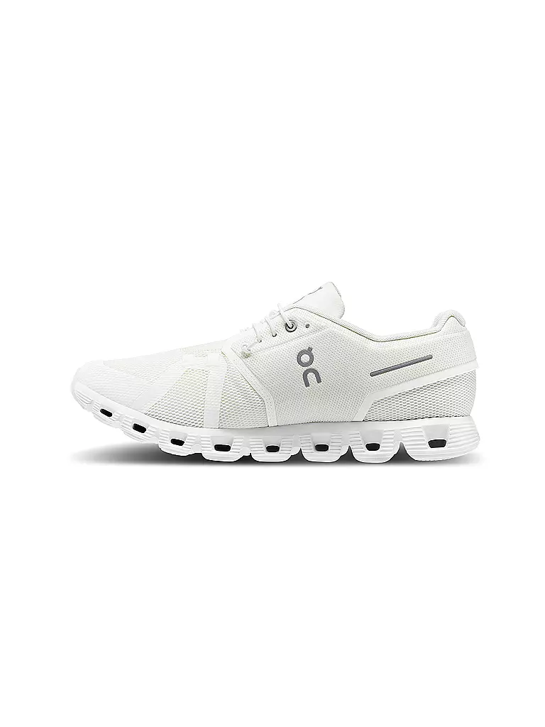 ON | Herren Laufschuhe Cloud 5 UNDYED WHITE | weiss