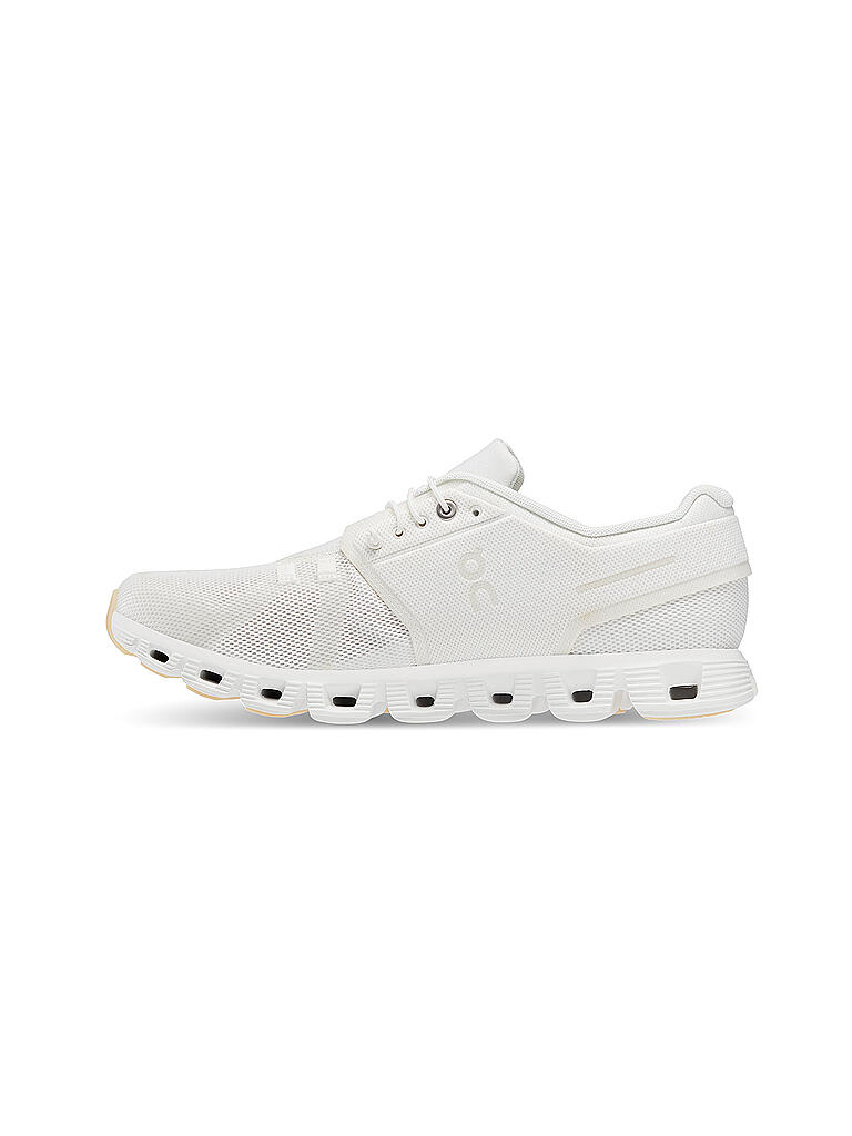 ON | Herren Laufschuhe Cloud 5 Undyed | weiss