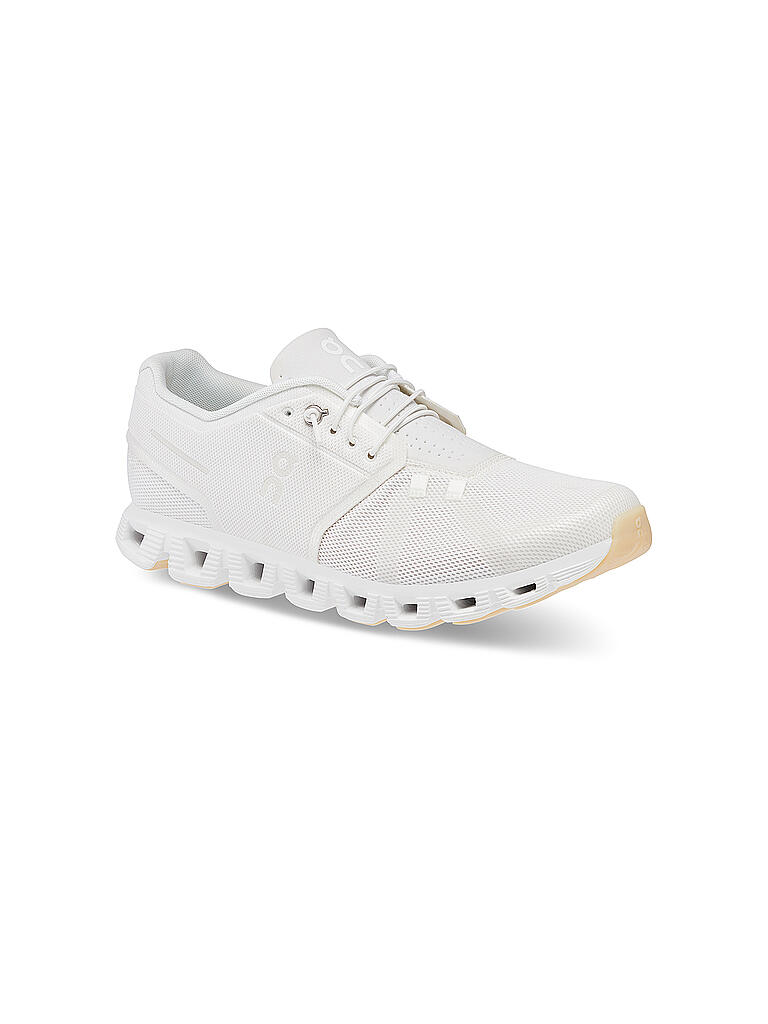 ON | Herren Laufschuhe Cloud 5 Undyed | weiss