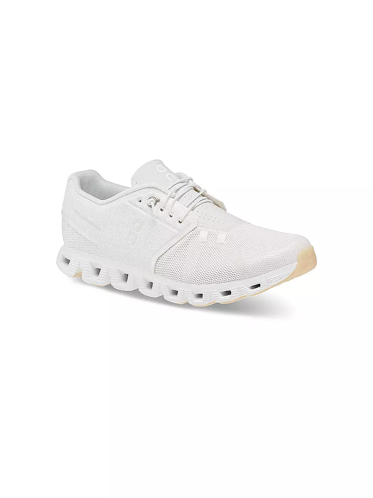 ON | Herren Laufschuhe Cloud 5 Undyed | weiss