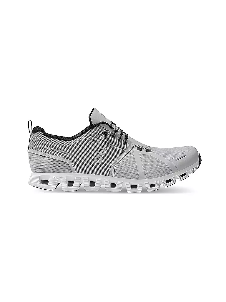 ON | Herren Laufschuhe Cloud 5 Waterproof GLACIER / WHITE | grau