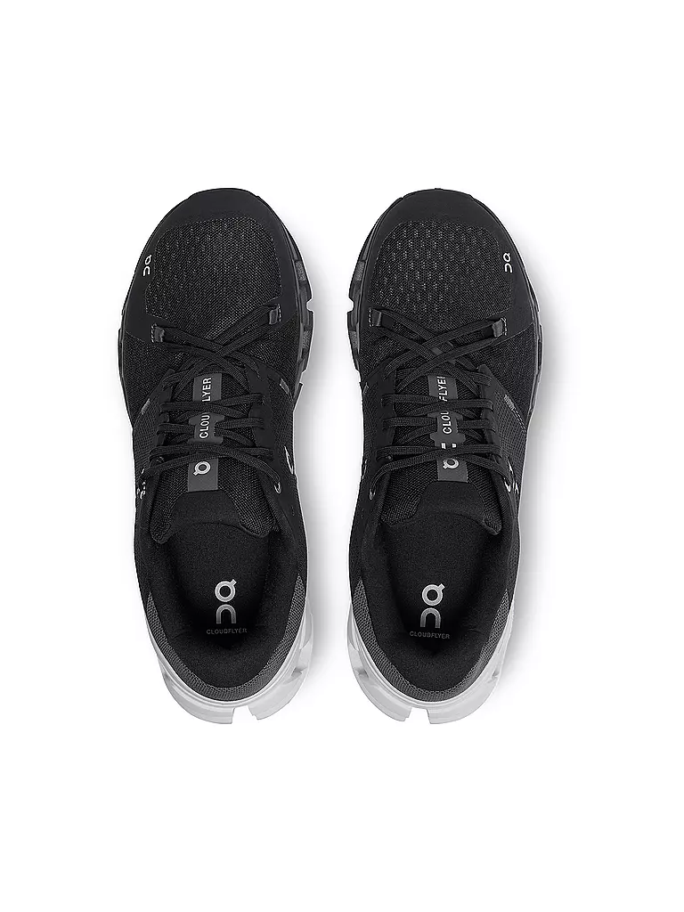 ON | Herren Laufschuhe Cloudflyer 4 BLACK WHITE | schwarz