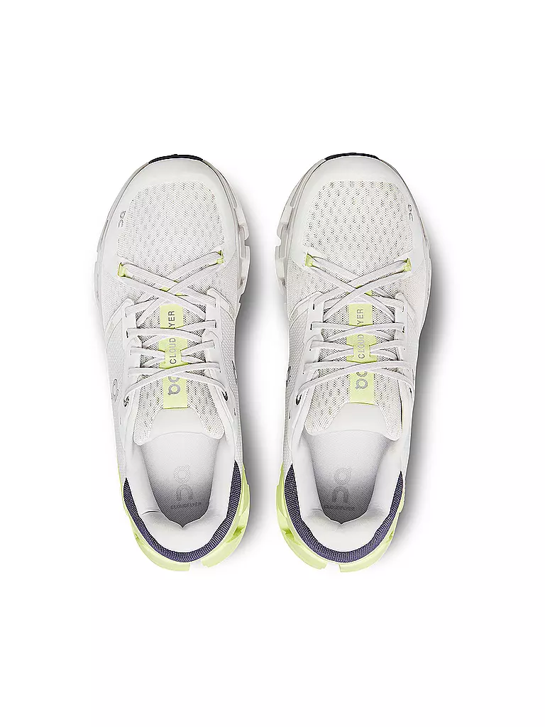 ON | Herren Laufschuhe Cloudflyer 4 WHITE HAY | grau