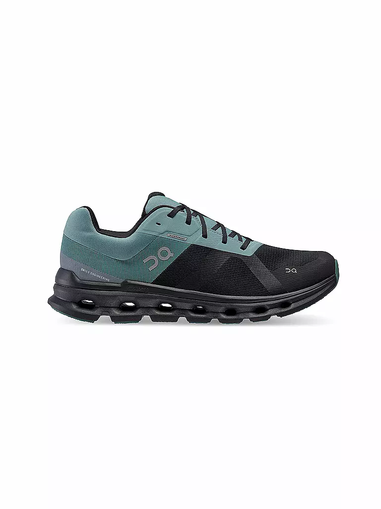 ON | Herren Laufschuhe Cloudrunner Waterproof  BLACK TIDE | blau