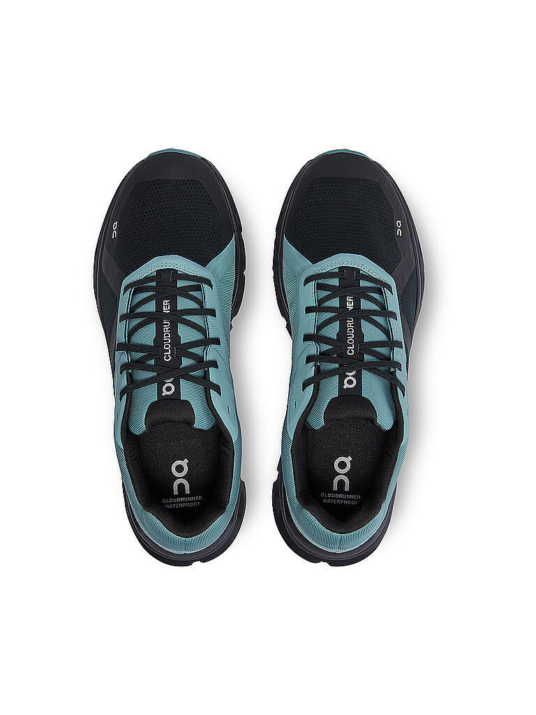 ON | Herren Laufschuhe Cloudrunner Waterproof  BLACK TIDE | blau