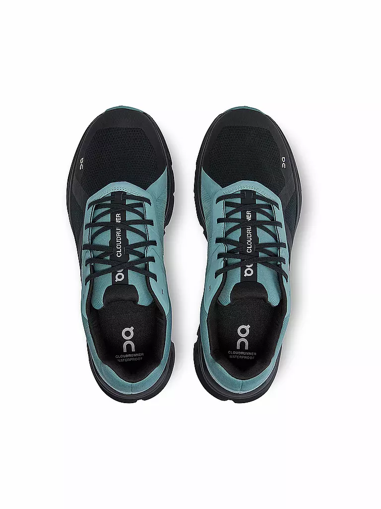 ON | Herren Laufschuhe Cloudrunner Waterproof  BLACK TIDE | blau