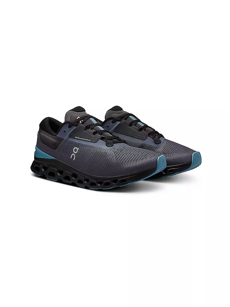 ON | Herren Laufschuhe Cloudstratus 3 METAL WISTERIA | lila