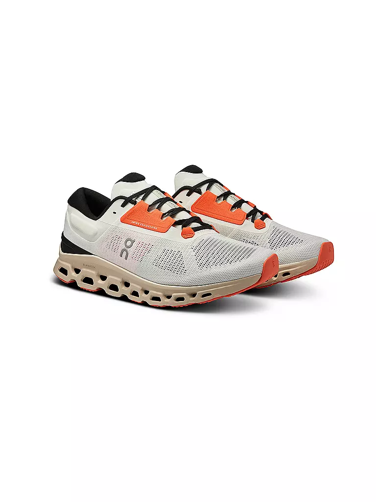 ON | Herren Laufschuhe Cloudstratus 3 UNDYED-WHITE SAND | lila