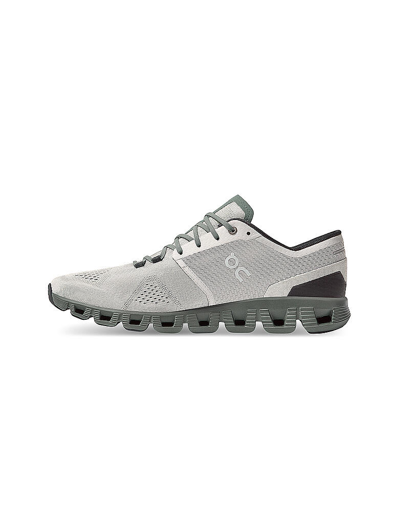 ON | Herren Laufschuhe The Cloud X GLACIER / OLIVE | grau