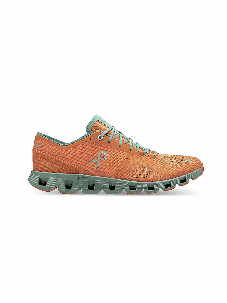 ON | Herren Laufschuhe The Cloud X ORANGE / SEA | orange