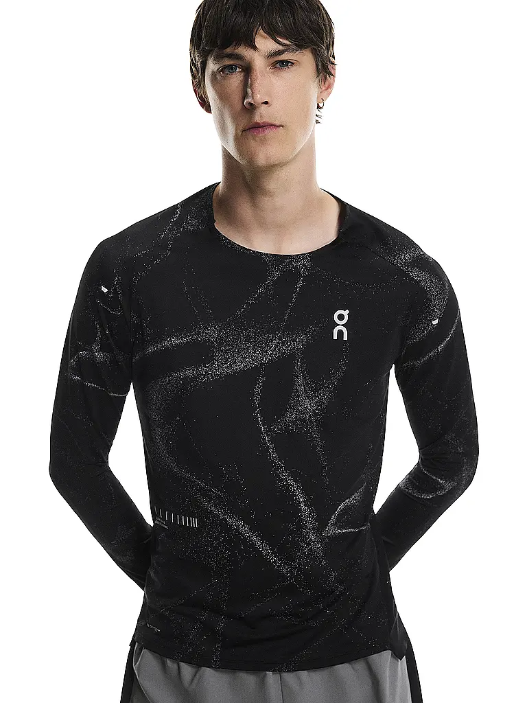 ON | Herren Laufshirt Performance Long-T Lumos | schwarz