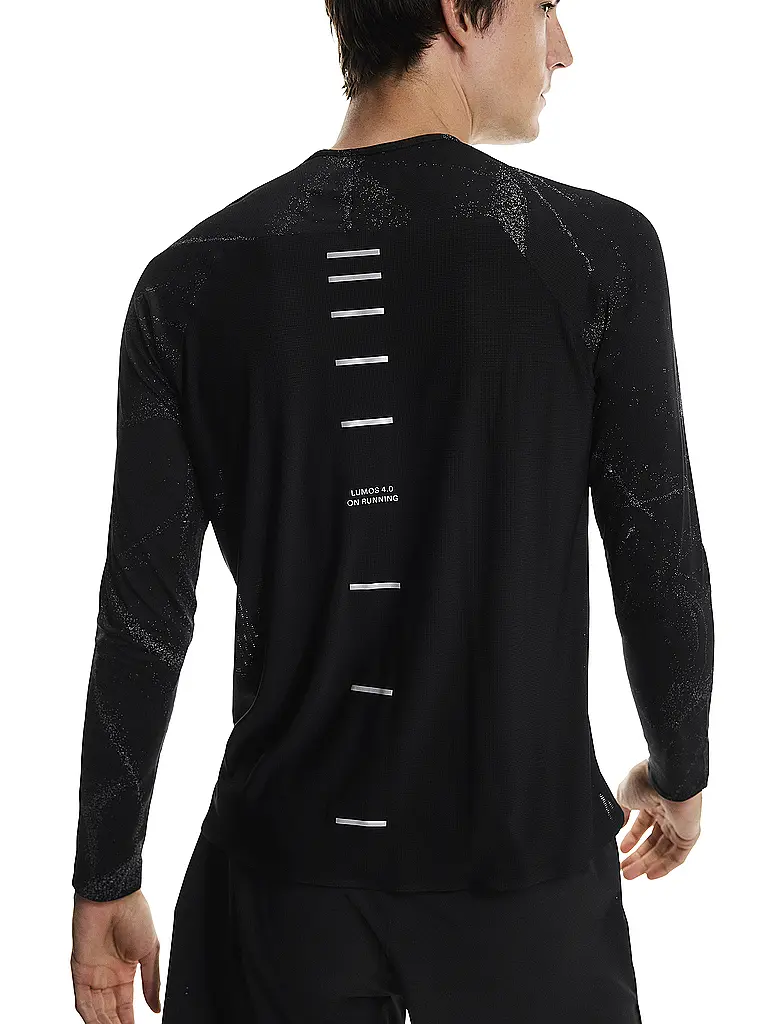 ON | Herren Laufshirt Performance Long-T Lumos | schwarz