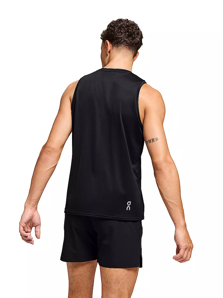 ON | Herren Laufshirt Tank Core | schwarz