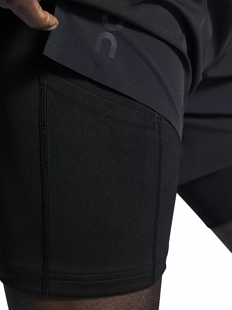 ON | Herren Laufshort Performance 2/1 | blau