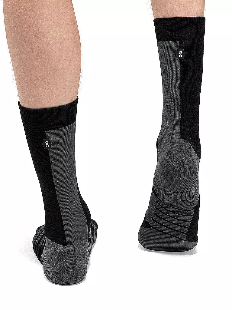 ON | Herren Laufsocken Performance High Sock | schwarz