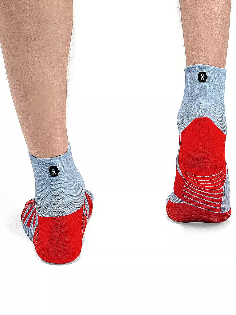 ON | Herren Laufsocken Performance Mid | blau